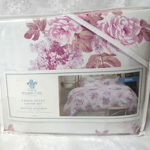 Simply Shabby Chic King Cactus Rosebloom Duvet Set